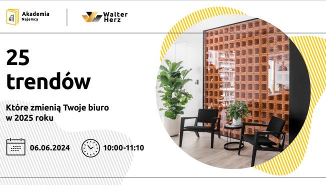 Webinar "25 trendów, które zmienią Twoje biuro w 2025 roku"